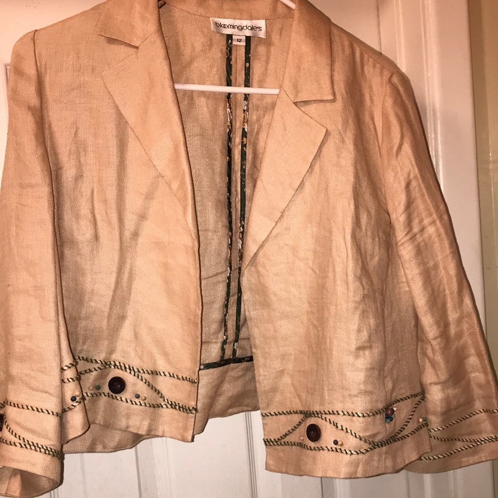 Bloomingdales short blazer